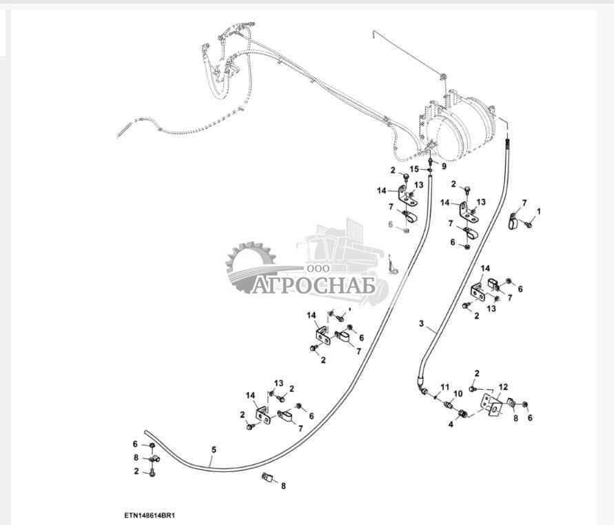 Air Compressor Hoses and Fittings WO Power Separator 